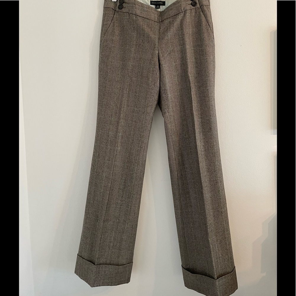 Banana Republic fully lined plaid wool pants | 2